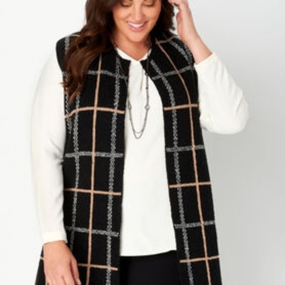 Woman Vest jacket sz 1x